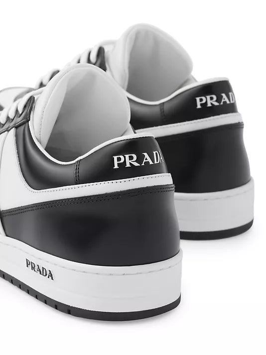 Prada Downtown Leather Sneakers