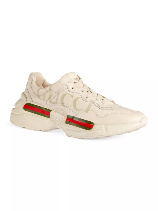 Gucci Gara Logo Leather Sneakers