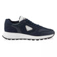 Prada  Nubuck and Re-Nylon High-Top Sneakers